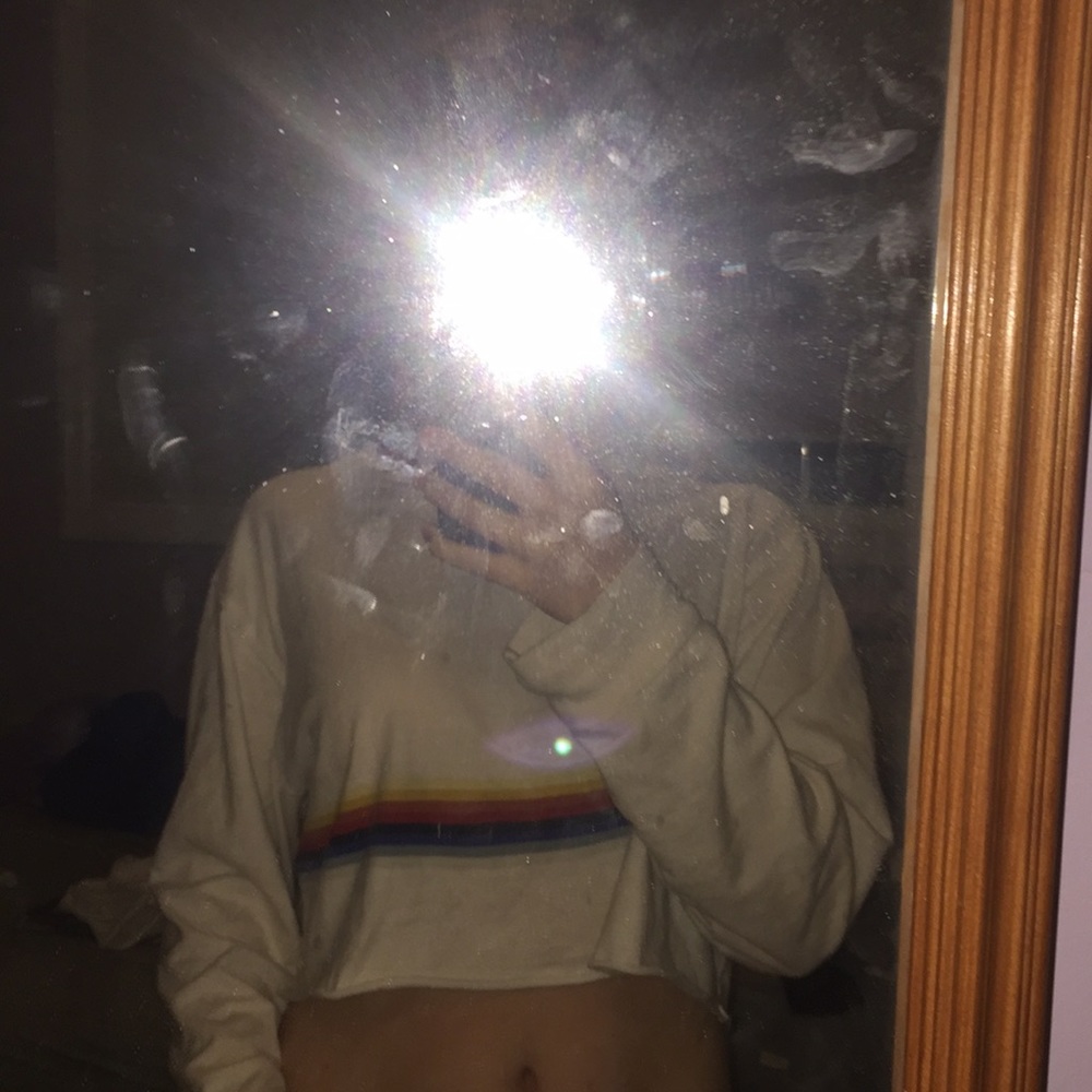 JOHN GALT/ BRANDY MELVILLE | rainbow acacia top